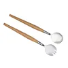 Salatlöffel-Gabel-Set aus Edelstahl mit Holzgriff, Produktbild-Vorschau 8