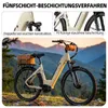E-Bike Cityrad 28Zoll, 140km, 75Nm Mittelmotor, Produktbild-Vorschau 10