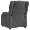 The back view of a dark gray fabric massage recliner chair. Anteprima dell’immagine prodotto