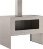 vidaXL Ohnisko hnedé 80 x 50 x 96 cm Oceľ odolná voči Náhľad obrázku produktu 5