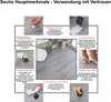 RHP Beige Sreifen Selbstklebender Vinylboden: Langlebiges Produktbild-Vorschau 4
