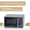 Forno a microonde con grill, 20 litri, 800 w, in acciaio Anteprima dell’immagine prodotto 5