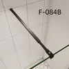 AICA 90x185cm Walk in Dusche 6mm NANO ESG Schwarz für Produktbild-Vorschau 2