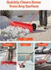 Pelle à neige avec roues, pelle à neige à roues de 96 cm Voir les images du produit 6