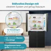 Bomann Kühl-Gefrierkombination KG 7358, schwarz-inox, Produktbild-Vorschau 3
