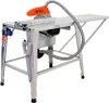 A table saw on a stand, with a dust collection hose attached. Náhled obrázku produktu