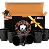 BigDean 6 Stück Kaffeetassen 400ml schwarz matt Produktbild-Vorschau 11