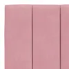 vidaXL Kopfteil-Kissen "Hanko" Rosa 180 cm Samt Produktbild-Vorschau 9