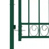 vidaXL Brama ogrodzeniowa z kolcami stalowymi 100x100 cm Podgląd zdjęcia produktu 3