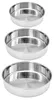 hausleben 3er Set Edelstahl Backformen – Runde Back- & Produktbild-Vorschau 1