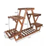 Escalier à plantes 6 niveaux 71x25x58 cm, étagère en bois Voir les images du produit 5