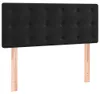 vidaXL Kopfteil Schwarz 80x5x78/88 cm Samt Produktbild-Vorschau 1