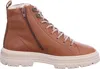 A side view of a brown leather boot. Anteprima dell’immagine prodotto