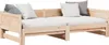 vidaXL Ausziehbares Tagesbett Natur 203,5 x 184 x 56,5 cm Produktbild-Vorschau 1