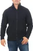 Mivaro Herren Sweatjacke Zipper Basic ohne Kapuze – Produktbild-Vorschau 2