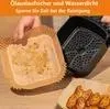 Backpapier für Heißluftfritteuse, 100 Stück 20-24cm Air Produktbild-Vorschau 2