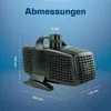 Teichpumpe 230 V – 6.000 L/H, 10m Kabel, 350 cm Förderhöhe, Produktbild-Vorschau 5