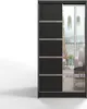 ML Furniture D3 Schiebetüren Kleiderschrank 100 cm mit Produktbild-Vorschau 1