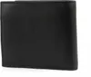 A black leather wallet is shown against a white background. Produktbild-Vorschau