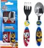 A Paw Patrol cutlery set is shown in its packaging and also displayed individually. Anteprima dell’immagine prodotto