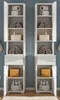 Badezimmer Hochschrank "Leon" weiß Hochglanz Badschrank 30 Produktbild-Vorschau 6