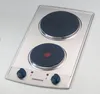 A two-burner electric stovetop on a countertop. Produktbild-Vorschau