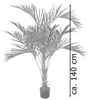 Künstliche Palme groß Kunstpalme Kunstpflanze Palme Produktbild-Vorschau 6