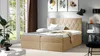 Bett Boxspring TIBOR – 140x200, beige + ER Topper Produktbild-Vorschau 1