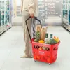Einkaufstrolley Kunststoff 6-teilig 39 l Griff Rot Produktbild-Vorschau 8