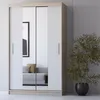 Armoire à portes coulissantes Armoire 120cm Sonoma/blanc Voir les images du produit 1