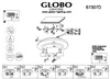 Globo Lighting plafoniera in metallo nero opaco, LED Anteprima dell’immagine prodotto 13