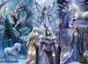 Bluebird Puzzle Anne Stokes Winter Fantasy 1000 Teile Produktbild-Vorschau 1
