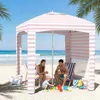 Namiot plażowy COSTWAY 185 x 185 cm, zadaszenie plażowe z Podgląd zdjęcia produktu 2