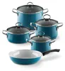 Riess Set de casseroles 5 pièces bleu aigue-marine émail Voir les images du produit 8