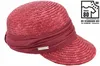 Seeberger elegante Strohborten Cap mit UV Schutz 80 in lila