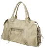 Elara Damen-Schultertasche aus echtem Wildleder Blau  Italy Produktbild-Vorschau 2