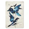 MuchoWow® Mauspad Mousepad Vögel - Tiere - Blau - Vintage Produktbild-Vorschau 1