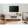 TV-Möbel Berge 160cm 2 Schubladen - weiß/Eiche Produktbild-Vorschau 20