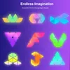 LED Dreieck Lichtpanels WIFI Musik Sync RGB Wandleuchte Produktbild-Vorschau 2