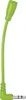 A green microphone with a 3.5mm jack. Produktbild-Vorschau