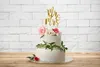 Cake Topper Mr & Mrs / Hochzeit 25,5 cm, oro Anteprima dell’immagine prodotto 3