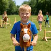 Hobby Horse - Steckenpferd Braun A4 mit Zaumzeug und Sound Produktbild-Vorschau 4