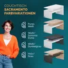 CASARIA Couchtisch mit Stauraum Holz-Grau Produktbild-Vorschau 6