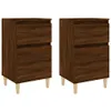 Comodini 2pz Rovere Marrone 40x35x70 cm Anteprima dell’immagine prodotto 1
