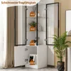Merax Eckvitrine Vitrinenschrank mit LED-Beleuchtung, Produktbild-Vorschau 10