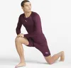Puma Liga Baselayer Trikot Langarm Herren - Bordeaux Produktbild-Vorschau 3