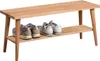Bank Garderobenbank Sitzbank RUDI 90x30 cm Wildeiche Massiv Produktbild-Vorschau 1