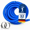 HAF Hochwertiger Pool Schwimmbadschlauch 32mm Blau 1 Meter Produktbild-Vorschau 1