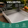 Plancha Grillplatte Edelstahl 30x20x3,5 cm | BBQ Grill Produktbild-Vorschau 3