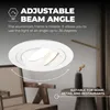 Ledvion LED Einbaustrahler Rund Weiss 3W dimmbar Warmweiss Produktbild-Vorschau 2